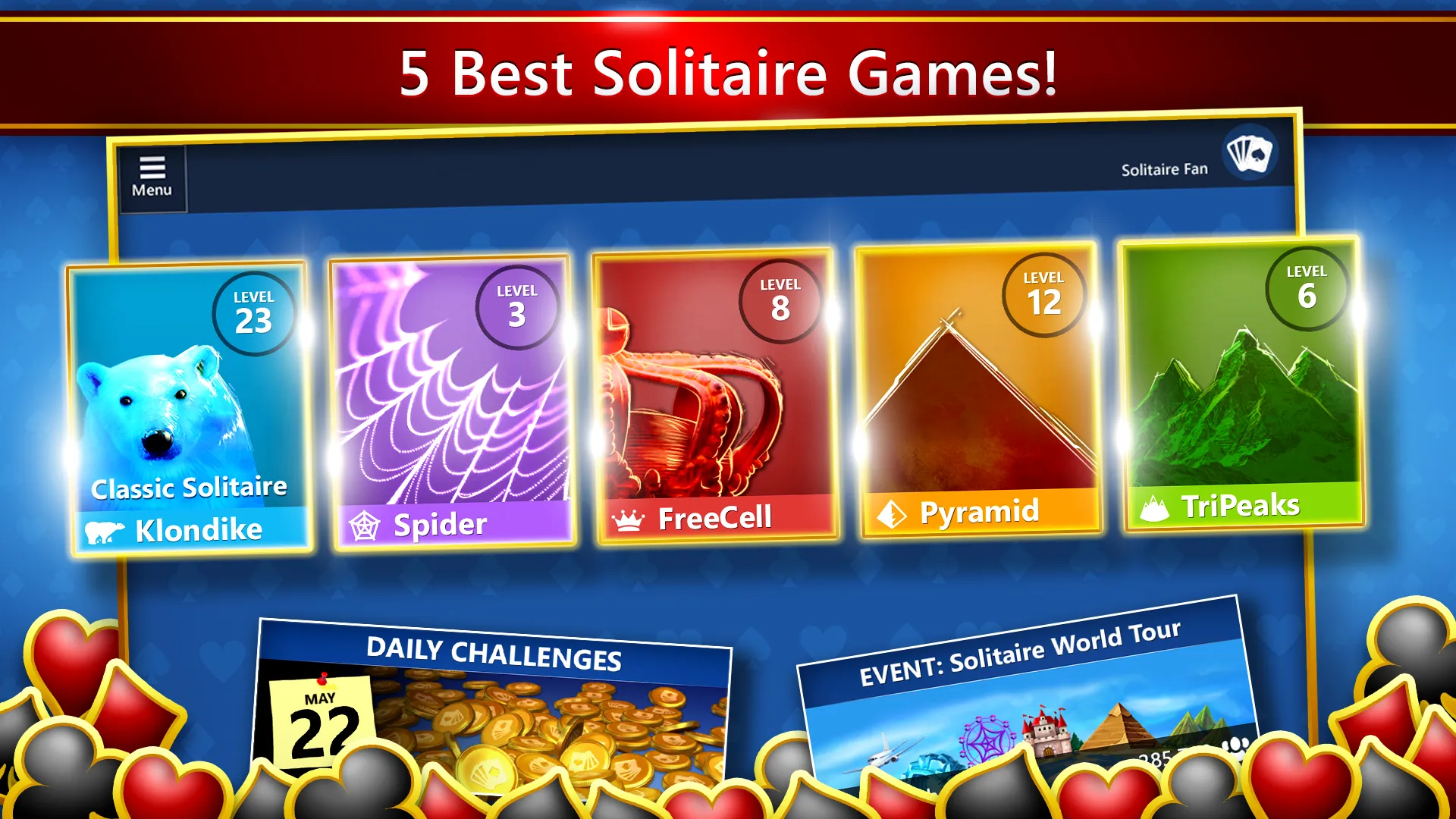 Copertina di Microsoft Solitaire Collection